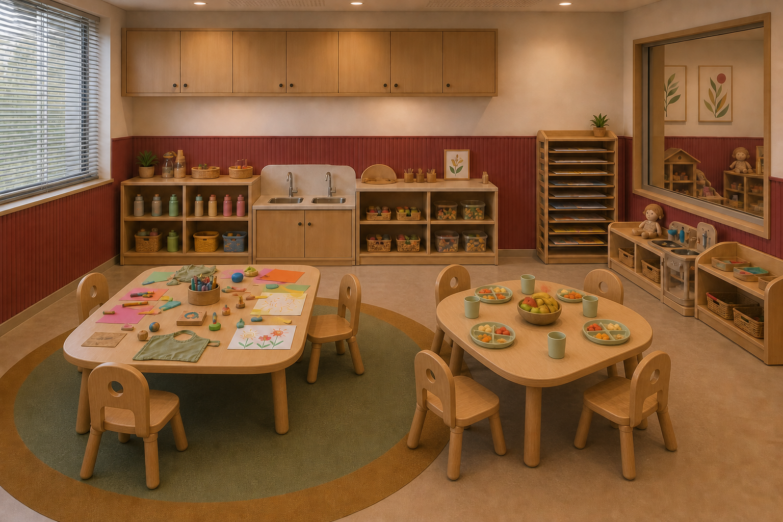 Nayo creative activity and snack zone